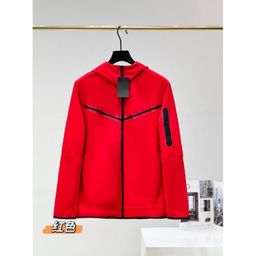 thumbnail for 2024 Spring/Autumn Casual Sports Cotton Air-Layer Hooded Zip-Up Cardigan Men's Jacket 490 Size Size 163