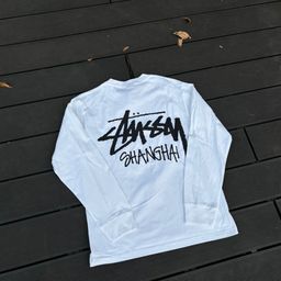 thumbnail for Stus Men's and Women's Long-Sleeve 280g T-Shirt Autumn Men's Loose Heavyweight High-Quality T-Shirt Screen Printing