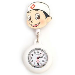 thumbnail for 25 New Nurse Watch Silicone Luminous Doctor Student Pocket Watch Chest Pocket Watch Pattern Design Manufacturer Wholesale
