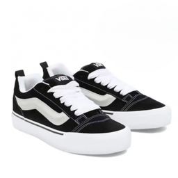thumbnail for Meiqi Vans Knu Skool Sneakers with Large Logo, Suede Retro American-Style Skate Shoes