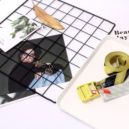 thumbnail for 2020 new industrial style canvas correct version OFFOW yellow belt same fashion belt