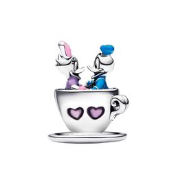 thumbnail for European and American Cross-Border Jewelry Pan&#039;s New Bell Snowflake Pendant Mickey Pendant Love Bow String Accessories