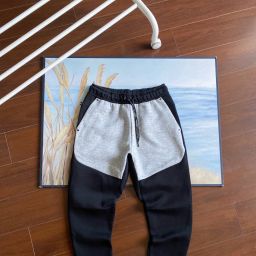thumbnail for 26 Spring and Autumn Casual Sports Pressed TECH Zipper Set Jacket Sweatpants 950+496