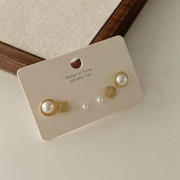 thumbnail for Set of 6! Shopkeeper super push! Exquisite suit Earrings Niche Design Sense Earrings for Women High-end Sense Earrings for Women