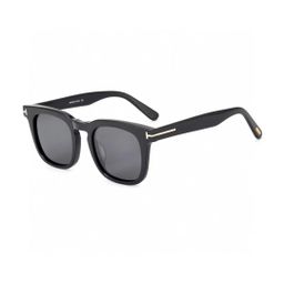 thumbnail for TF Glasses TF751 Men & Women Square Large Frame Sheet Glasses Frame Black Wide Border Blue Light Protection Can Be Equipped with Myopia Power