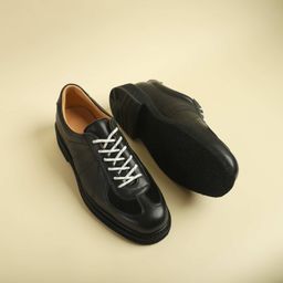 thumbnail for Retro German Training Shoes Men's British Genuine Leather Versatile Casual Sneak Shoes Niche Maillard Cargo Shoes Men's Lightweight