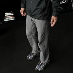 thumbnail for Autumn and winter thickened American retro outdoor autumn and winter softshell 3D three-dimensional cutting deconstructed casual assault pants are versatile and waterproof