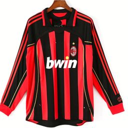 thumbnail for Camisa retrô de futebol versão jogador versão torcedor versão treino