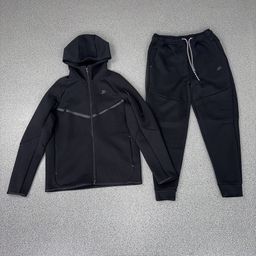 thumbnail for Cross-border spring and autumn men's set, fashionable trendy hooded jacket top, casual pants, sports two-piece set