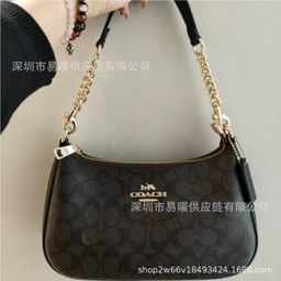 thumbnail for Kou Family C Family New Cross-border Women's Bag Teri Monogram Underarm Bag Handheld-Moon Single Shoulder Crossbody Chain Mahjong Bag