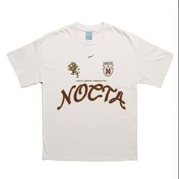 thumbnail for 25 years of foreign trade spring and summer co-branded NOCTA printed T-shirt 100% cotton crew neck loose outdoor fit breathable movement