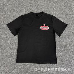 thumbnail for Corteiz Collection New Short-sleeved High Street European and American Style Short-sleeved Men's and Women's Half-sleeved Base Shirt Loose Spring and Summer