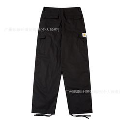 thumbnail for Cross-border Kahart trend new cargo pants loose multi-pocket American casual men's and women's straight leg long wear resistant
