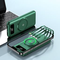 thumbnail for Cross-border wireless charging from the line charging treasure large capacity 20000 mA mobile power fast charging custom LOGO