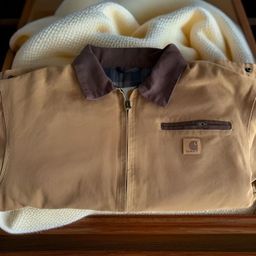 thumbnail for American Kahat J97 Detroit Work Jacket Autumn/Winter Pure Cotton Canvas Washed Distressed Lapel Jacket Cotton Jacket