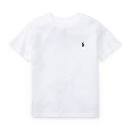 thumbnail for 25s summer. La Lauren Ralph Lauren Round Neck Solid Color All-Match Pony Embroidered Logo T-Shirt Short Sleeve