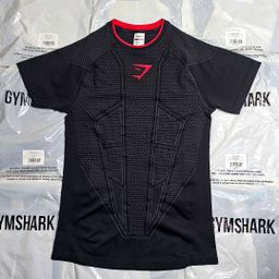 thumbnail for GYMSHARK ONYXV1 Men's T-shirt, Fitness Elastic Crew Neck Short Sleeve Tight Cross-Border Training Top
