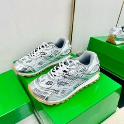 thumbnail for Wang Yibo's Same Style Silver Dad Shoes for Women, Summer New Thick-Soled Heightening Retro Mesh Breathable Sports Shoes for Men