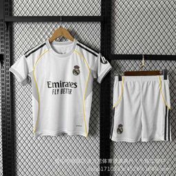 thumbnail for Children's Football Uniforms National Team Real Madrid Barcelona Paris Germany Manchester United Tottenham Arsenal Home and Away Jerseys