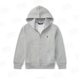 thumbnail for High-Quality Cross-Border Qr Code Scannable Rl Ralph Lauren Pony Logo Embroidered Fleece Hoodie with Zipper for Men and Women