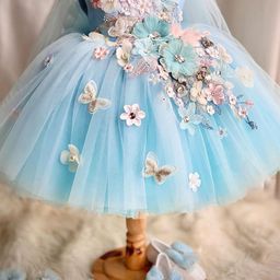thumbnail for Lolita princess dress lolita2026 new small and medium-sized children's puffy skirt girls' first year dress cross-border wholesale