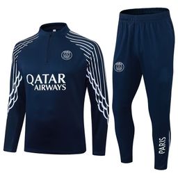thumbnail for Paris Inter Dortmund Arsenal Chelsea West Ham United Nottingham Forest Long-Sleeved Football Training Uniform Set
