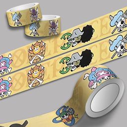 thumbnail for One Piece Luffy Pirates Notebook Stickers, Tear-up Stickers and Washi Tapes, Two-Dimensional Anime Tape Stickers