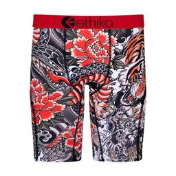 thumbnail for Ethika&#039s Same Men&#039s Underwear Boxer Trbottomy Brand Shorts Ice Silk Print Sports Quick-Drying Extbottomed Leggings