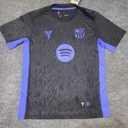 thumbnail for 2526 nova camisa do Barcelona Yamal versão tailandesa uniforme de futebol edição especial uniforme de treino pré-jogo manga curta