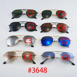 thumbnail for Foreign trade wholesale new metal anti-ultraviolet sunglasses sunshade European and American trend personalized sunglasses driving glasses