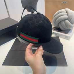 thumbnail for High version! With packaging! Classic jacquard letter baseball cap peaked cap men's and women's sun hats