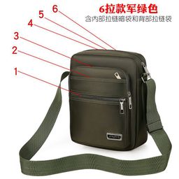 thumbnail for Men's Shoulder Bag Messenger Bag Oxford Cloth New Outdoor Casual Business Shoulder Sports Messenger Bag Trend Backpack