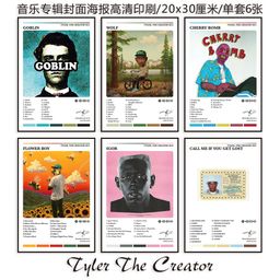 thumbnail for Transfronteiriço Amazon Hot Selling European and American Cantor Music Cd Poster Hip Hop Rap Álbum Quarto Painting Painting