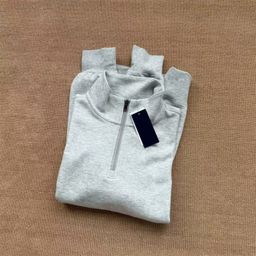 thumbnail for RL Raff Pony Embroidered Men's Fall/Winter Loose Half Zip Long Sleeve Pullover Sweatshirt