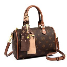 thumbnail for 2025 New Fashion High-End Women's Bag European and American Retro Boston Style Versatile Shoulder Crossbody Bag