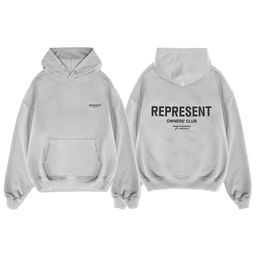 thumbnail for Cross-border High Street Represent Classic Slogan Letter Hoodie Sweater Loose Trendy Brand Couple&#039;s Men&#039;s and Women&#039;s Hoodie
