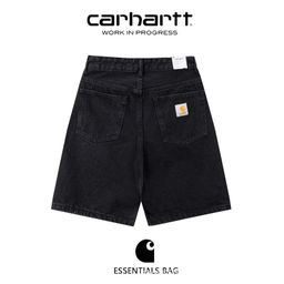 thumbnail for 2026 Cross-border European and American five-point nine-point denim shorts trousers summer simple mid-rise loose casual series