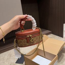thumbnail for 2024 New Classic Presbyopic Trali 17 Box Bag European and American Retro One-Shoulder Cross-Body Chain Bag Cosmetic Bag