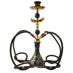 thumbnail for Cross-border Eagle brand four-tube medium-sized manual modern hookah set accessories hookah head metal rod KTV hookah pot