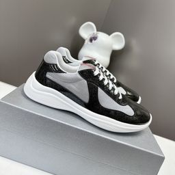 thumbnail for P family men's leather athleisure shoes upper layer cowhide platform fashion trend cross-border platform supply