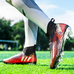 thumbnail for Messi Ronaldo football boots boys adult children professional training special long nails ag crushed nails TF boys primary school students