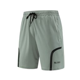 thumbnail for Brand spot ice silk stretch track and field quick-drying shorts men's summer loose breathable fitness running wearable cropped pants