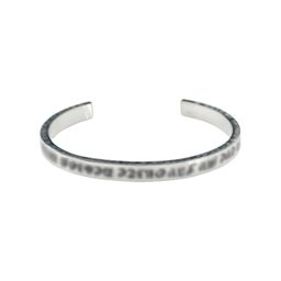 thumbnail for 2025 new trendy brand Thai silver personality ins English European and American cross-border opening bracelet unisex couple