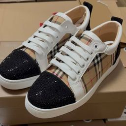 thumbnail for 2026 Red Sole Shoes Personalized Fashion Spike Shoes for Men's Foreign Trade Plus Size Casual Board Shoes Women's CL Trendy Versatile Shoes
