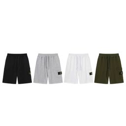 thumbnail for Cross-Border Stone Stone Summer New Embroidered Badge Side Pocket Shorts Sports Five-Point Pants Loose Casual