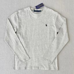 thumbnail for Foreign trade cross-border RL Ruff pony label embroidery long sleeve T-shirt for men and women is the same classic, loose and versatile, can be scanned