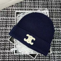 thumbnail for Fall/Winter 2024 Cold Hats, Lambswool Knit Hats, Bucket Hats, Fur Ball Wool Hats, Men's and Women's Couples, Warm Knit Hats