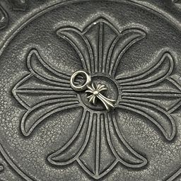 thumbnail for Trendy Thai silver cross bracelet small pendant single shot iris peach heart cross does not fade accessories jewelry