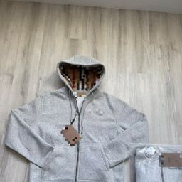 thumbnail for Original cross-border European and American station high-quality British-style hooded men's sweatshirt cardigan pure copper zipper embroidered men's style