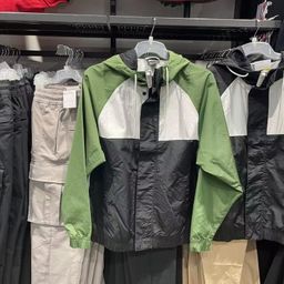 thumbnail for 跑步运动风衣春秋外套男装新款运动服训练休闲防风学生夹克拼色in